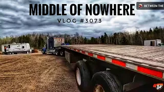 MIDDLE OF NOWHERE | My Trucking Life | Vlog #3073