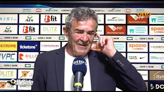 Mister Gaetano Auteri al termine di Benevento-Torres