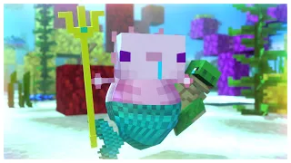 Save The Turtle😡🐢 &  Parotter Minecraft best funny Animation