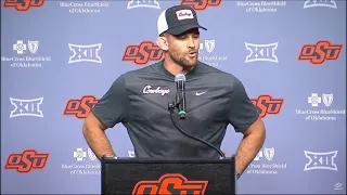 New Oklahoma State wresting coach David Taylor: See his entire opening statement