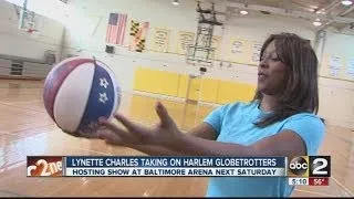 Lynette Charles and the Harlem Globetrotters