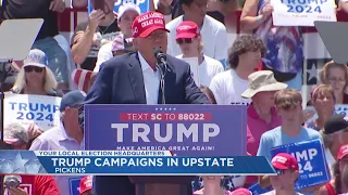 Trump campaigns in Pickens on Saturday