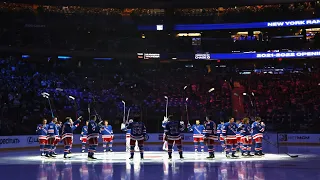 New York Rangers Player Introductions (2021-2022 Home Opener)