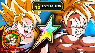 100% NEW LR SSJ GOKU & GOHAN [LEVEL 10 LINKS] + NEW OST! Dragon Ball Z Dokkan Battle