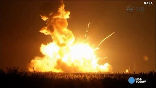 From 2014: Rocket explodes during NASA Antares launch