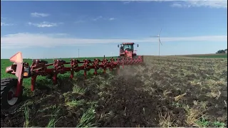 The First Day Using The 14 Bottom Moldboard Plow!