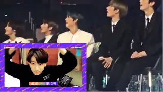 191116 TXT reaction to BTS Global Artist TOP 12 win VHeartbeat Awards