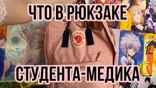 Что в рюкзаке студента-медика /что я брала на пары на 1-3 курсе