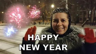 New Year celebration in Russia, Moscow | Fireworks