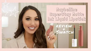 Maybelline SuperStay Matte Ink Liquid Lipstick - Shade 65 Seductress   Review + Swatch
