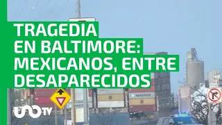 Reportan que habría mexicanos entre los desaparecidos por colapso de puente en Baltimore