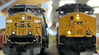 Yard Switching and CSX road freights in Huntington Yard at the BMRC