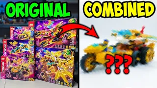 I Combined FIVE Ninjago: Crystalized Sets! | LEGO Ninjago Building Challenge