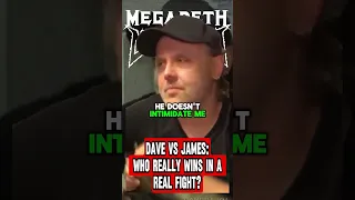 #ulrich ASKS Dave vs James: who really wins in a real fight? #davemustaine #metallica #ulrich #metal