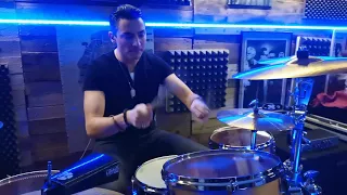 U2 Ultraviolet - drum cover live tutorial - with backingtrack by 4UB