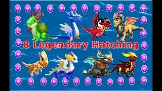 Hatching 8 Legendary Dragons-Dragon Mania legends | Legendary Dragons | DML|  HD