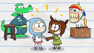 Boy Meets Girl!...And Unicorn | Boy & Dragon | Cartoons For Kids | WildBrain Fizz