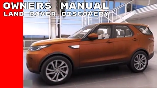 2017 Land Rover Discovery Owners Manual