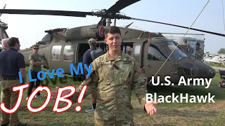 Full Technical Details on Blackhawk Helicopter of U.S. Army Pilot - EAA Airventure - 4k