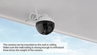 EZVIZ C8C | How to set up and install C8C outdoor pan/tilt camera