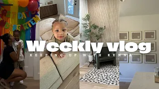 weekly vlog:podcast soft launch + home updates +I'm in a new mom era + 1st day of Kindergarten