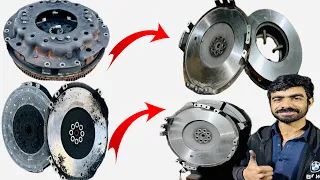 How Clutch Finger And Flywheel Resurfacing process // Amazing Polishing clutch system
