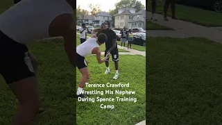 Terence Bud Crawford Having Fun With His Nephew.