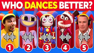 Who DANCES Better? 💃🎶 | The Amazing Digital Circus Edition 🎪 Pomni, Jax, Ragatha, MrBeast