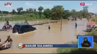 Banjir Rendam Kabupaten Wajo, Jalan Trans Sulawesi Terputus - BIS 02/05