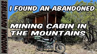 Honda CT125 Trail 125 Abandoned Mining Cabin in the Arizona Mountains