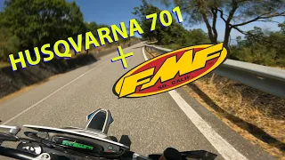 HUSQVARNA 701 FMF | Chill ride  - Raw sound Gopro HERO9