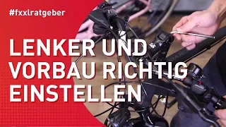 Fahrradlenker richtig einstellen für eine angenehme Sitzposition