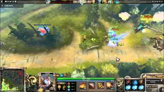 Dota 2 - Sniper Rampage 1 vs 5, Team got dced