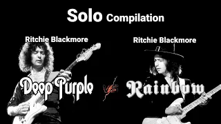 [Solo Compilation] Deep Purple vs. Rainbow (guitar Solo compilation)