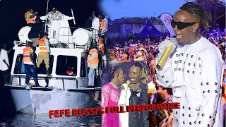 WOW! Full Performance Ya Fefe Bussi, Eno Record Tebangawo, Aze Ku Stage Na lyato Nga Ava Mu Nyanja