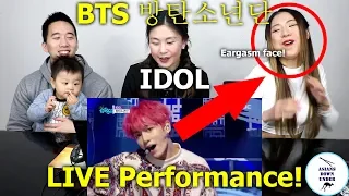 BTS - IDOL, 방탄소년단 - IDOL Show Music core | Reaction - Australian Asians