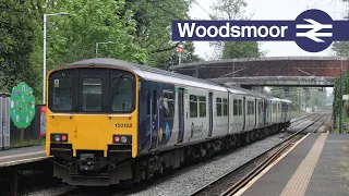Trains at Woodsmoor station (03/05/2024)