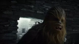 Star Wars The Last Jedi - Rey & Chewbacca Found Luke Scene HD 1080i