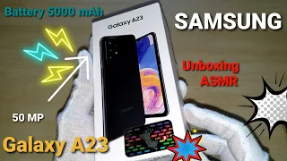 Samsung galaxy A23 Unboxing - ASMR