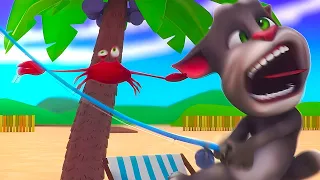 CRAB ATTACK! 🦀 😱 | TALKING TOM SHORTS | WildBrain Kids