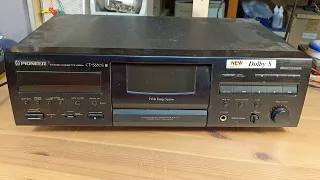 Pioneer CT-S550S cassette deck repairs