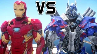 IRON MAN vs OPTIMUS PRIME - Epic Battle