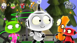 Rob and Friends Get Stuck in a Video Game! 👾 | @Rob-The-Robot  | Preschool Learning