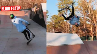 FLAIR EVERY RAMP IN MY BACKYARD SKATEPARK!