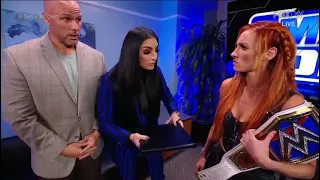 Becky Lynch Backstage SmackDown 10/8/2021