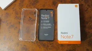 Xiaomi Redmi Note 7 Распаковка и Первое включение от 1 го лица