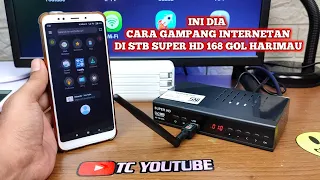 cara setting dongle wifi di stb super hd 168 gol harimau + cara setting internet stb super harimau