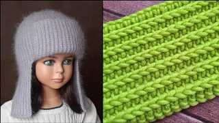 Crochet a hat with this pattern. Everyone will love it! Crochet.