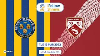 Shrewsbury Town 5-0 Morecambe | Highlights 21/22
