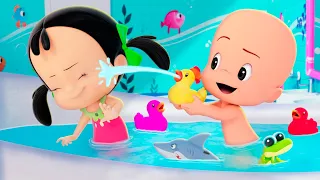 Bath Song with Cuquin (New) - Cleo and Cuquin songs